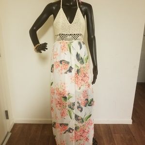 Windsor crochet/floral dress L